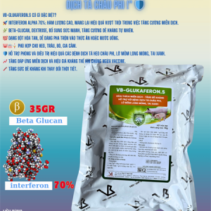 Alternative view of VB GLUKAFERON.S (Heo) 1kg - kháng thể Virus Interferon >70% - Dành cho Heo