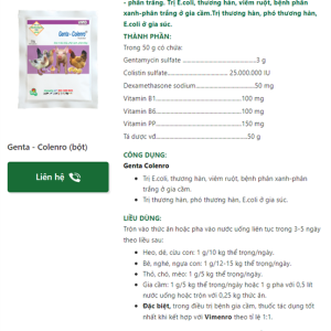 Alternative view of VMD Genta Colenro 10gr