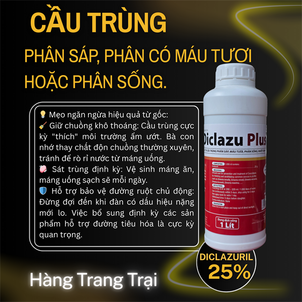 AGRI DICLAZURIL 2.5% PLUS 1 lít - Ảnh 4
