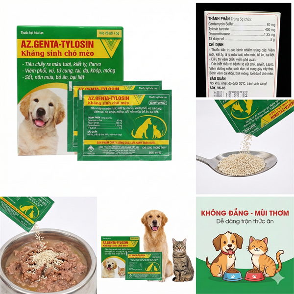 Viavet Genta Tylosin 5gr - Chó, Mèo - Ảnh 3