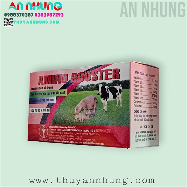 Minh Huy Amino Boster (Kích sữa) 10ml - Ảnh 2