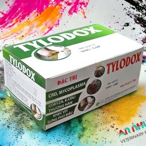 Goovet Tylo Dox 10gr - CRD, Myco, COryza, Thương Hàn, Khẹc vịt, sưng phù đầu