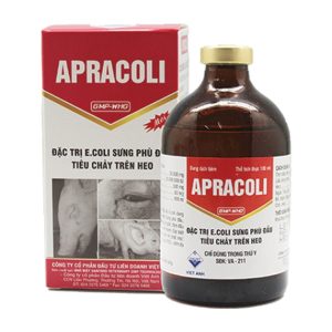 Alternative view of VIAVET APRACOLI - ĐẶC TRỊ E.COLI SƯNG PHÙ ĐẦU, TIÊU CHẢY