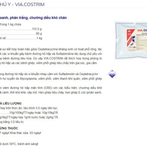 Alternative view of VIAVET Costrim 100gr