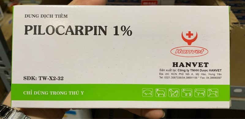 HANVET PILOCARPIN 1% - Ông 5ml - Ảnh 2