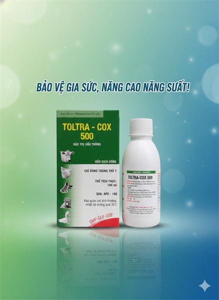 Á CHÂU TOLTRA COX 500 - 100ml Oral - Ảnh 5