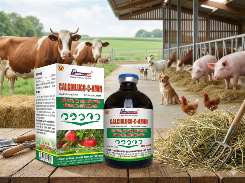 DRICH CALCI GLUCO C AMIN 100ml - Lọ