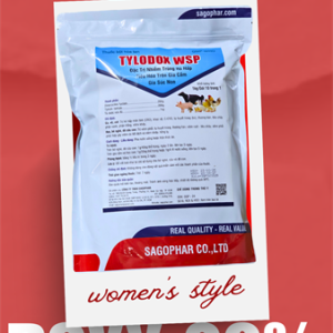 Alternative view of SAGOPHAR TYLODOX wsp (CAO CẤP) 1 KG - TYLO20% + DOXY 20% - Gói 1kg 10in1