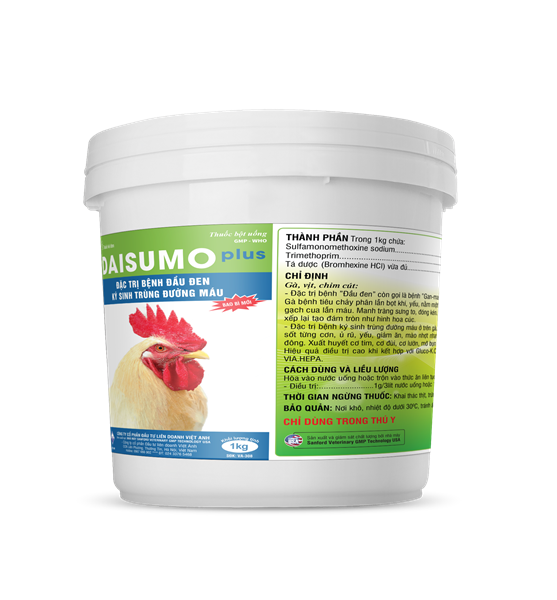 VIA DAISUMO 100gr - Đầu đen, ký sinh trùng đường máu - Ảnh 2