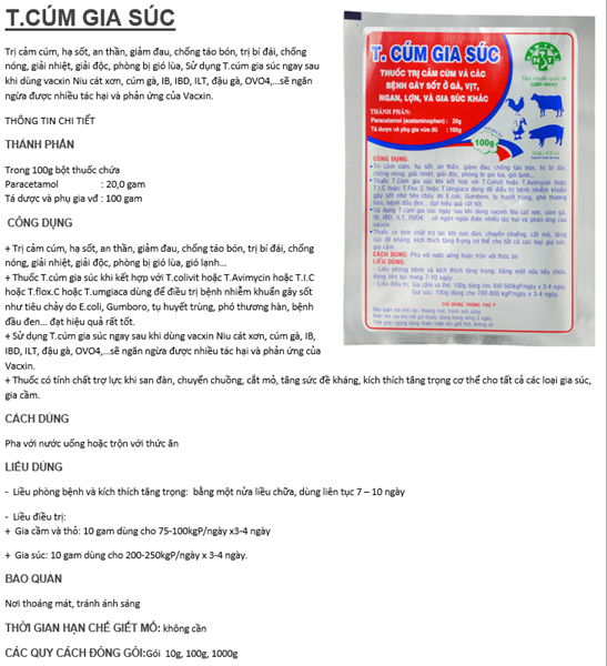 NThai T Cúm (Para 20%) - Ảnh 2