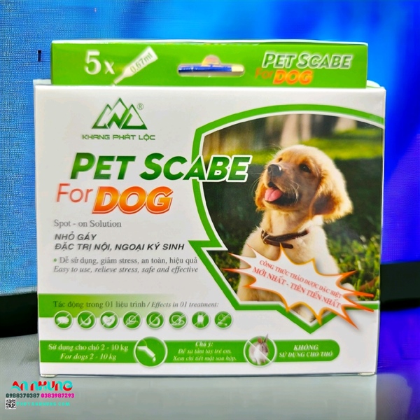 KPL PET SCABE FOR DOG - 0.67ml- nhỏ gáy cho chó từ 2-10KG - Ảnh 3