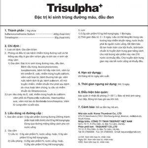 Alternative view of TIGERVET TRISULPHA+ 100gr