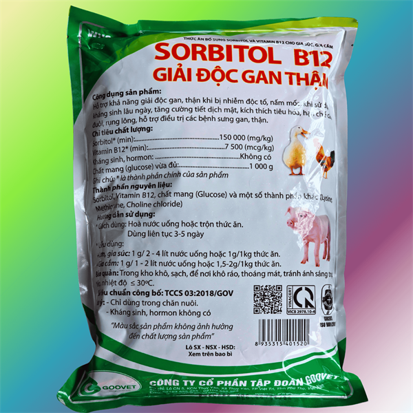 GOOVET SORBITOL B12 GIẢI ĐỘC GAN THẬN - Ảnh 3