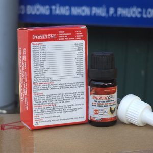 Alternative view of VB Power one 10ml - Tăng lực, Tăng sức bền, nhanh nhẹn, phạn xạ nhanh, đỏ tích, kích mào, vàng chân. mã đẹp - Hộp