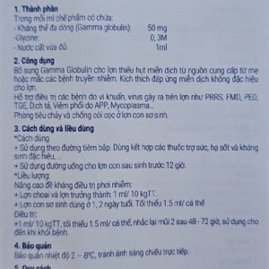 Alternative view of Kháng thể đa dòng Gamma globulin - CNC PIG 01 - 15ml - Lọ