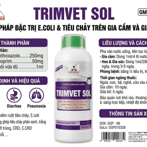 SAGOPHAR TRIMVET SOL 1 Lít - Chai 1l