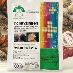 Alternative view of Nam Thai T.Coryzine 100gr - Đầu Đen, Cầu Trùng, Ký Sinh Trùng Đường Máu Cho Gia Cầm, Gia Súc. - Gói