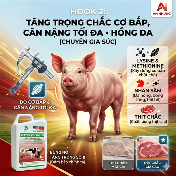 SUMI FOX-USA - DỊCH TRÙN QUẾ NHÂN SÂM (Tăng trọng số 1) - 1 lít - Can - Ảnh 4