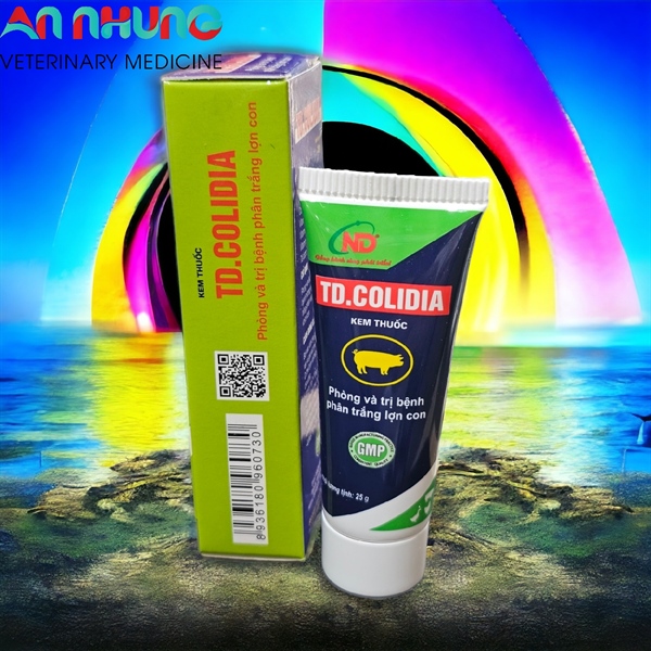 ND Colidia 25gr - quẹt lưỡi trị tiêu chảy heo con - Neomycin Colistin - Tuýp - Ảnh 5