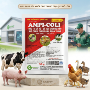 Goovet Ampi Coli Đỏ - Gà Rù, Gà Toi - Gói 50gr