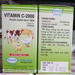 Alternative view of NAVETCO VITAMIN C 2000 - 100ml - Lọ 100ml