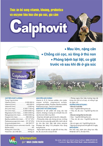 VMD CALPHOVIT 1kg - Thùng 10kg - Ảnh 4