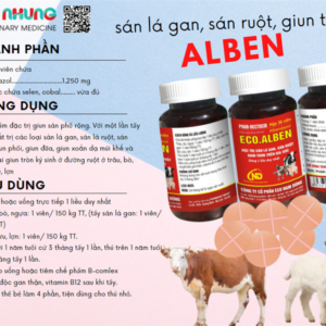 ECO ALBEN (Viên 150kg thể trọng) - Hũ 36 viên