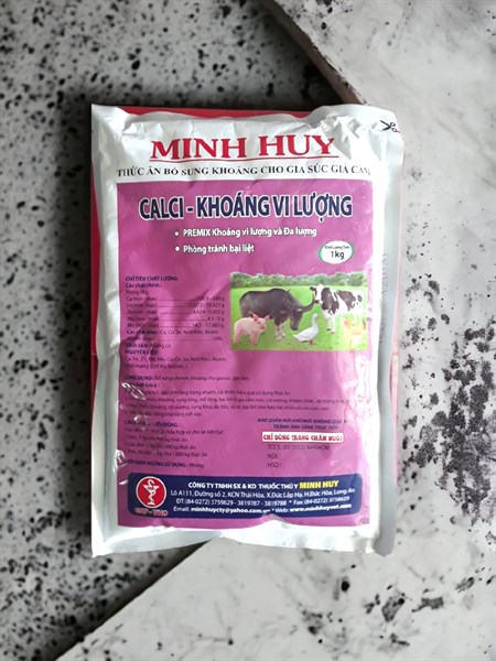 MINH HUY CALCI KHOÁNG VI LƯỢNG 1KG - Thùng 10kg - Ảnh 3