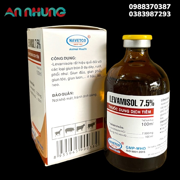 NAVETCO LEVAMISOLE 7,5% 100ml - lọ - Ảnh 5