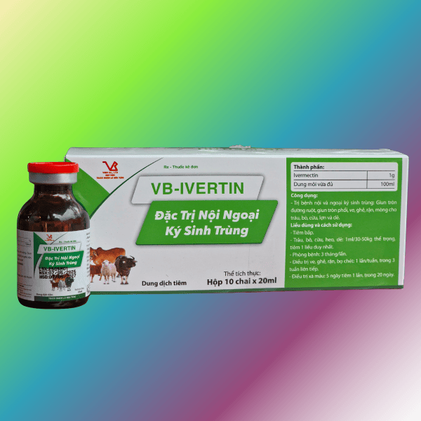 VB IVERTIN - IVERMECTIN 1% - Chai 100ml - Ảnh 2