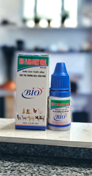Bio Flor Doxy Oral (Oral) 10ml - Thương Hàn, Viêm Phổi - Lọ