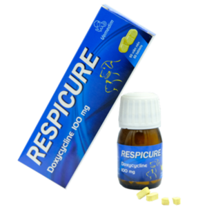 VMD Respicure 100( trị nhiễm khuẩn đường hô hấp trên chó, mèo) 60viên/hộp - Hộp