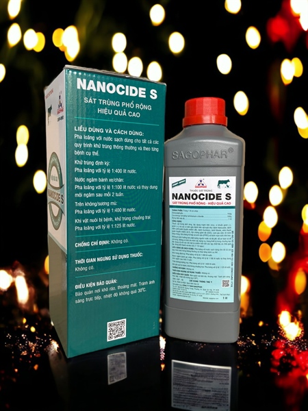 SAGOPHAR - NANOCIDE S - 1 Lít - can 1 lít - Ảnh 2