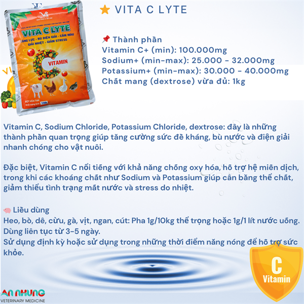 VB Vita C Lyte - Vitamin C 10% - Gói 100g - Ảnh 4