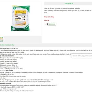 Alternative view of GOOVET B GLUCAN 50% 1KG - Gói 5in1