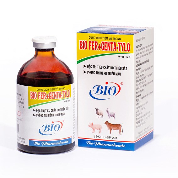 BIO FER GENTA TYLO 100ml - Thùng 25 - Ảnh 2