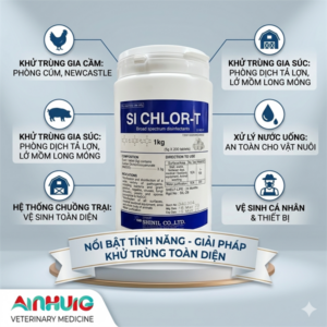 Alternative view of AVAC - Viên Sủi Khử Trùng SI CHLOR - T (Hàn Quốc) - Diệt Khuẩn, Sát Trùng Chuồng Trại & Nguồn Nước An Toàn. - Lon 200 viên