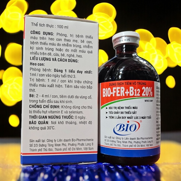 BIO FER B12 20% - Sắt 1 lần - Lọ 100ml - Ảnh 3