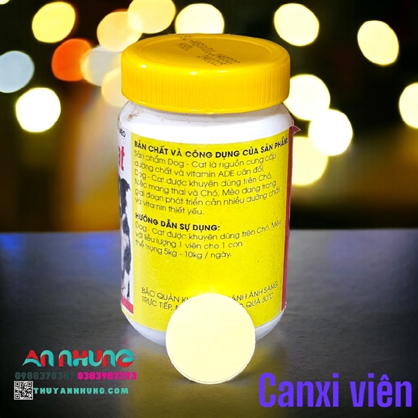 Minh Huy Dog Cat (Calci viên) - 20 viên/hộp - Ảnh 3