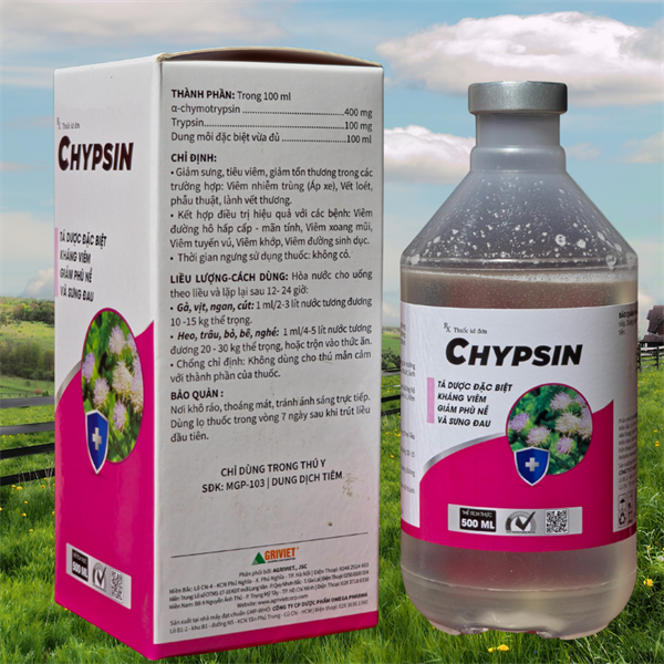 AGRI CHYPSIN 500ml - CHYMOSIN - Hộp - Ảnh 3