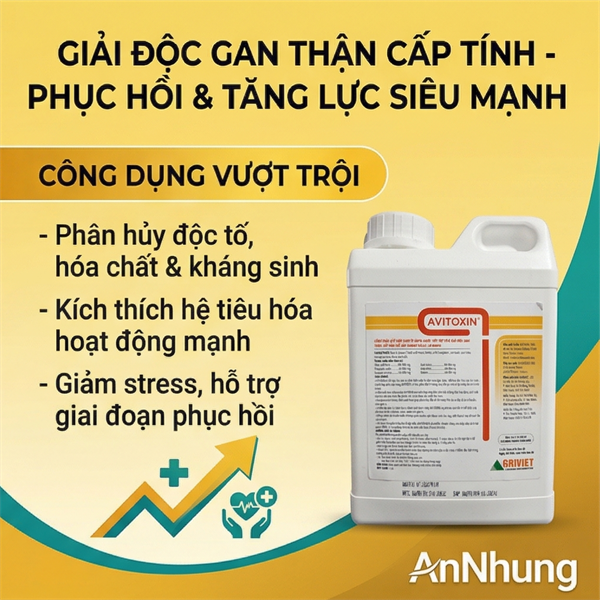 Agri Avitoxin 1 lít - Can 1 lít - Ảnh 4