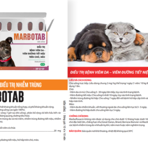 Alternative view of Á Châu Marbo Tab (Viêm da, viêm đường tiết niệu Pet ) - Hộp 100 viên