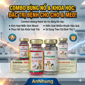 ND Cặp Kháng Sinh Chó Mèo Cao Cấp 10ml - Cặp