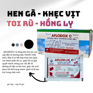 Viavet A Flodox C - Hen gà, khẹc vịt - Gói 10gr