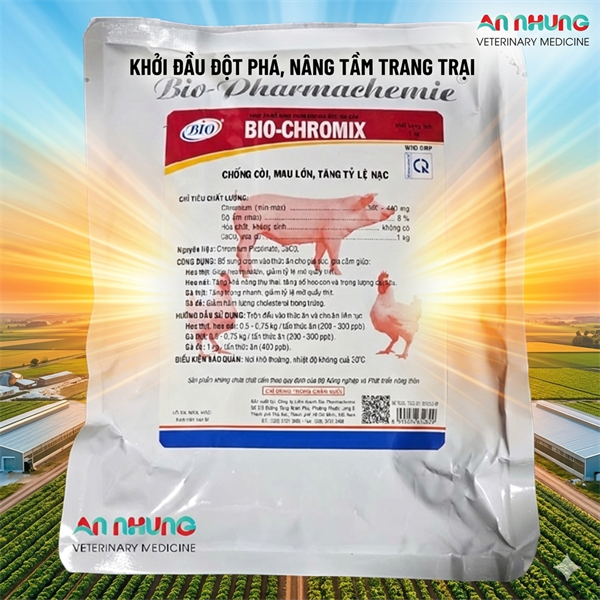 BIO CHROMIX 1Kg - Đỏ thịt, rút mỡ - Thùng 20 gói