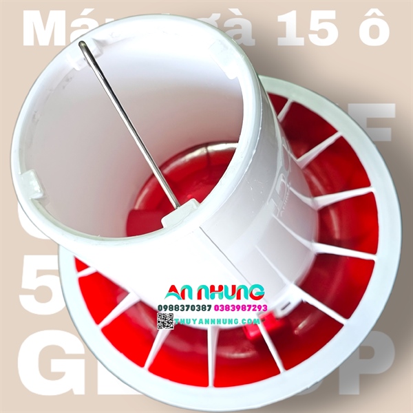 Máng 15 ô DQ- 5kg (Trắng Đỏ) - Cái - Ảnh 4