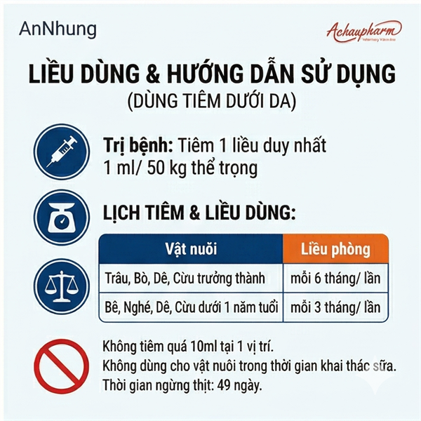 Á Châu Clomec 20ml- Sán lá gan, Giun các loại - Chai - Ảnh 3