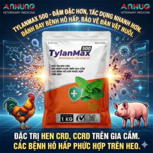 AGRI TYLAN MAX 500 1KG - TYLOSIN 50% - Gói 10in1