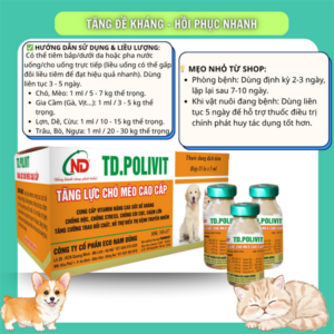 ND Polivit (Bổ cao cấp chó,mèo) 5ml - Lọ 5ml