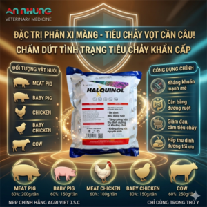 AGRI HALQUINOL 60% 1 kg - Gói 1 Kg